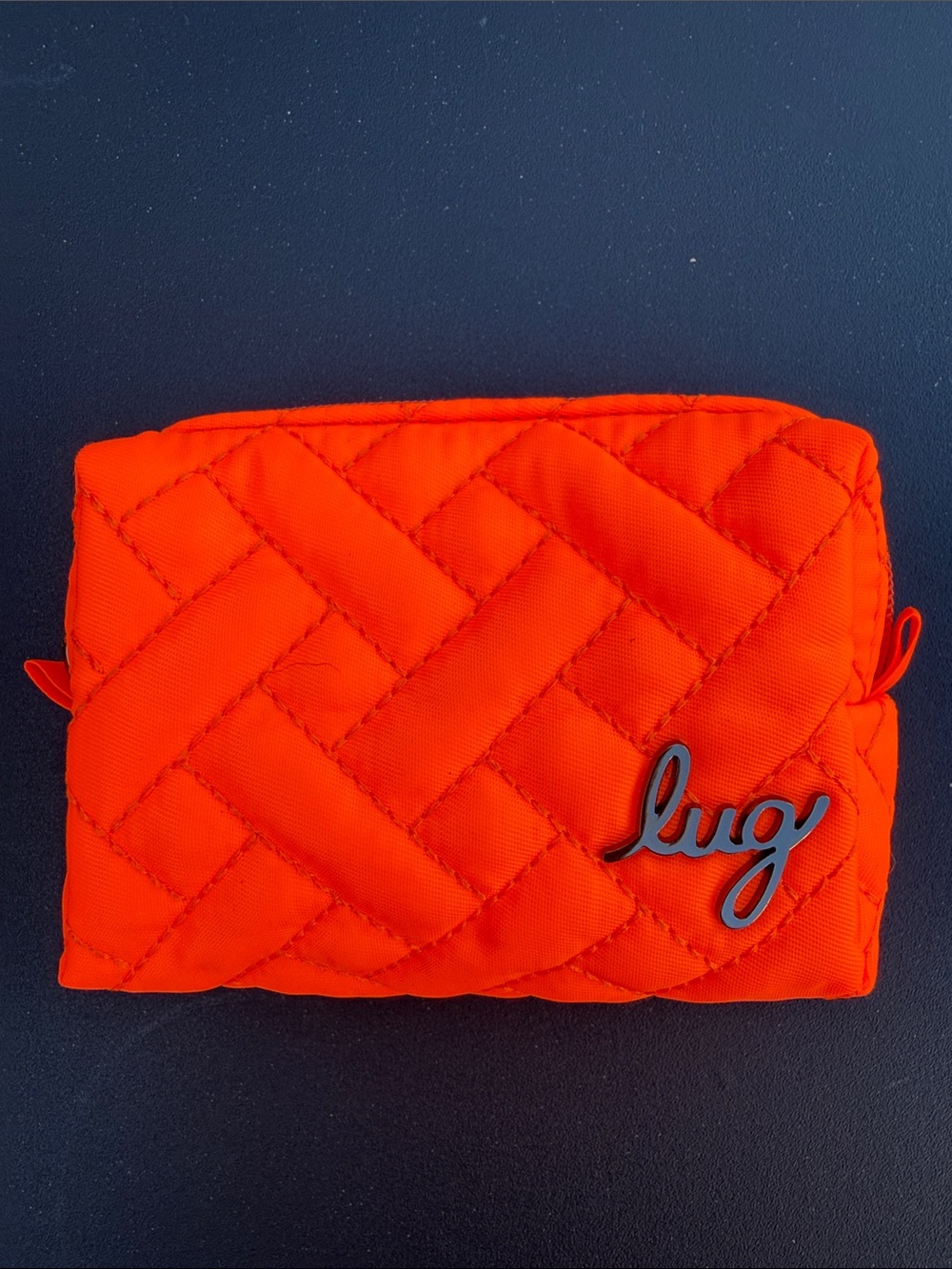 lug Quilted Pill Organizer Pouch - Orange